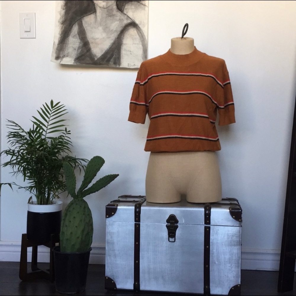 NWT Free People “That’s so 70’s” turtle neck top